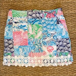 Lilly Pulitzer Patchwork Skort